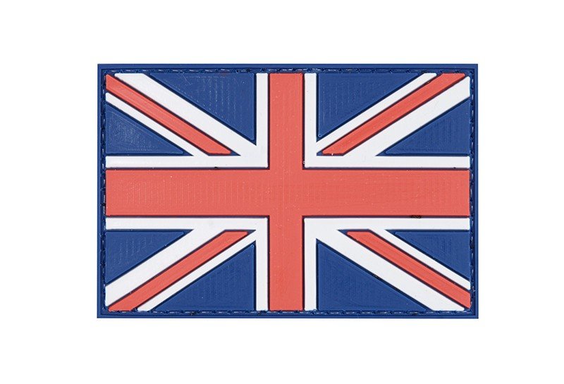 Nášivka na suchý zip 3D vlajka UK  