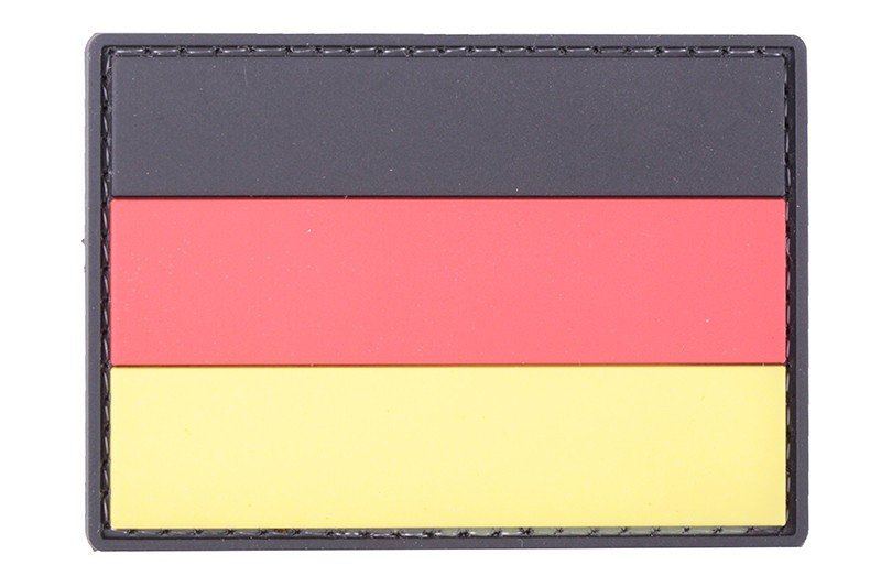 Nášivka na suchý zip 3D vlajka německá  