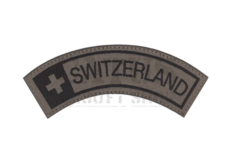 Nášivka na suchý zip Švýcarsko Claw Gear Dark Grey 