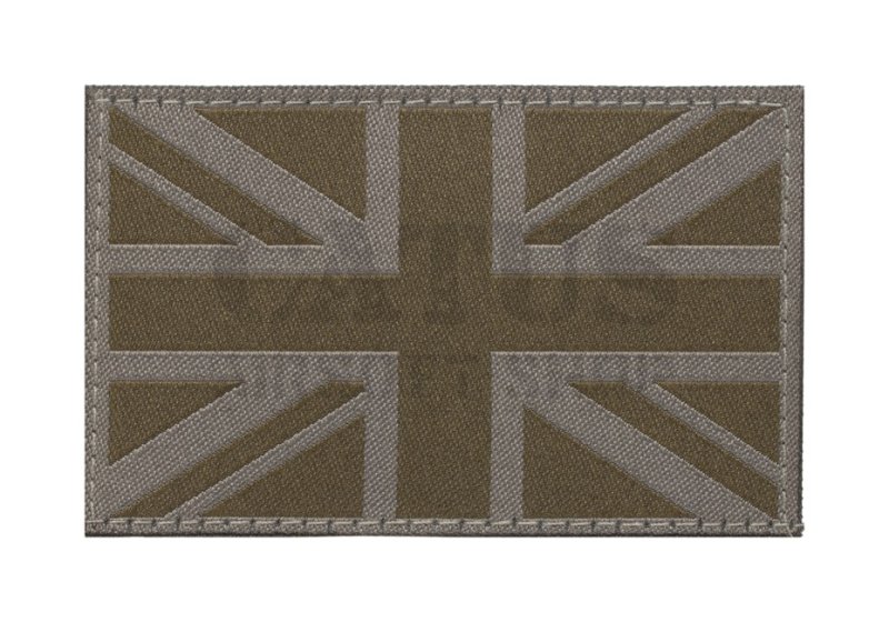 Nášivka na suchý zip Vlajka Velké Británie Claw Gear Dark Grey 