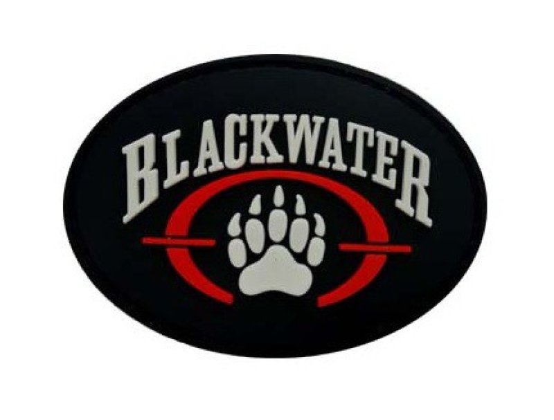 Nášivka na suchý zip 3D Blackwater Delta Armory Černá 