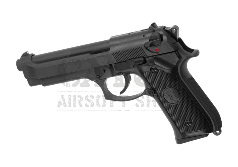 KJ Works airsoftová pistole GBB M9 HW Green Gas Černá 