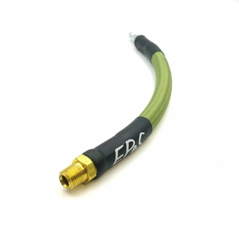 GL hadice pro HPA systém - QD samec + 1/8NPT - 20cm EPeS Airsoft Zelená 