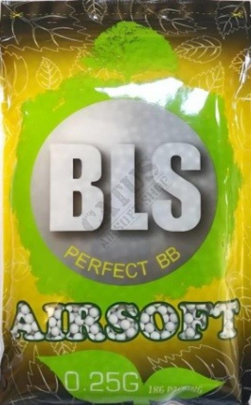 Airsoftové kuličky BLS 0,25g 4000ks bílé