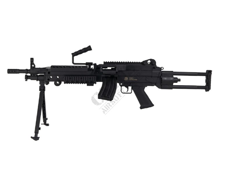 CyberGun airsoftová zbraň FN M249 AEG 6 mm 300 Bbs 1J Černá 