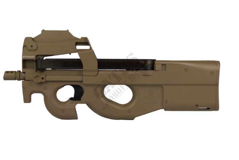 Airsoftová zbraň Cybergun FN P90 s kolimátorem Tan 