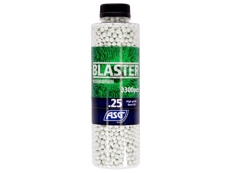 Airsoftové kuličky ASG Blaster 0,25g 3300ks bílé