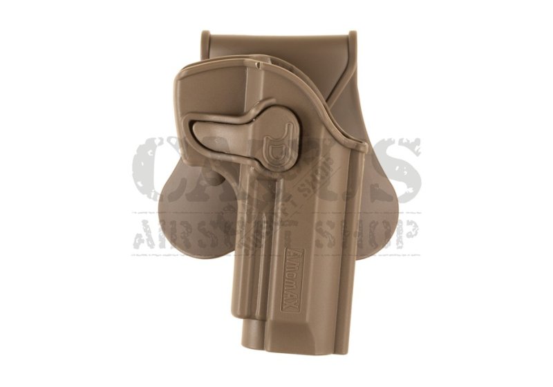 Opaskové pouzdro pro airsoftovou pistoli M92, 92FS, M9 Amomax Tan 