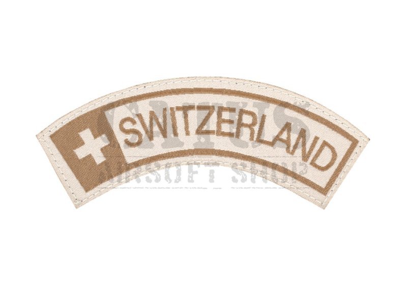 Nášivka na suchý zip Švýcarsko Claw Gear Desert 