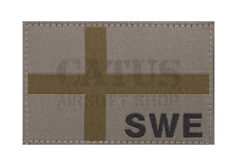 Nášivka na suchý zip Švédsko vlajka Claw Gear Dark Grey 