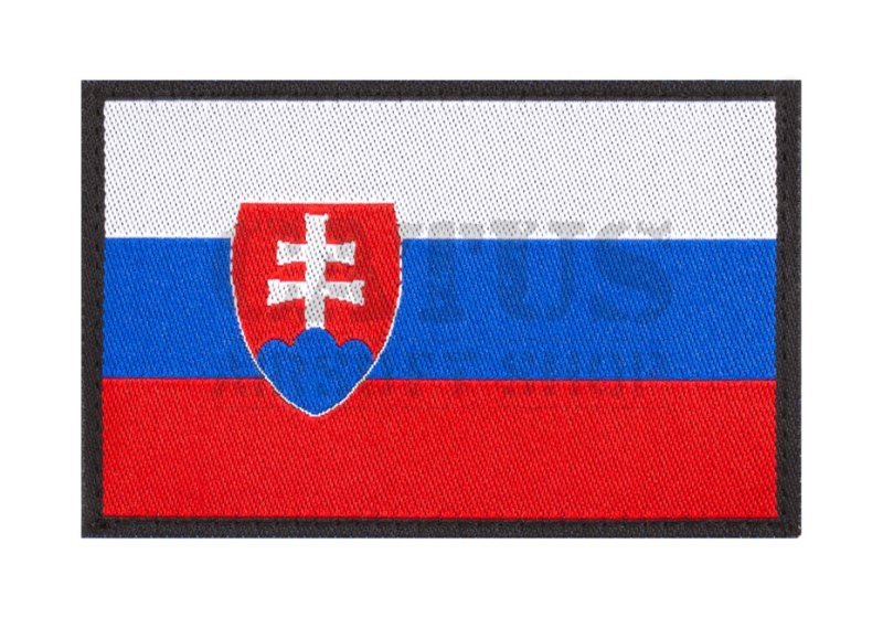 Nášivka na suchý zip Slovenská vlajka Claw Gear Color 