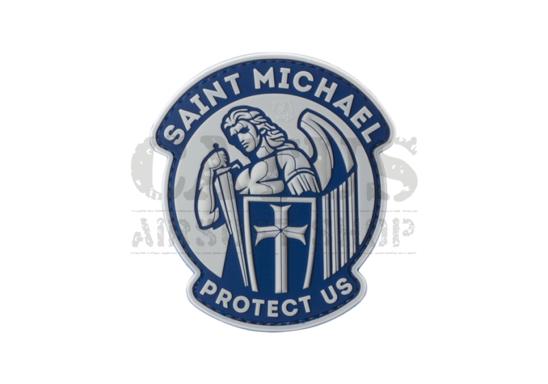 Nášivka na suchý zip 3D Saint Michael Modrá 