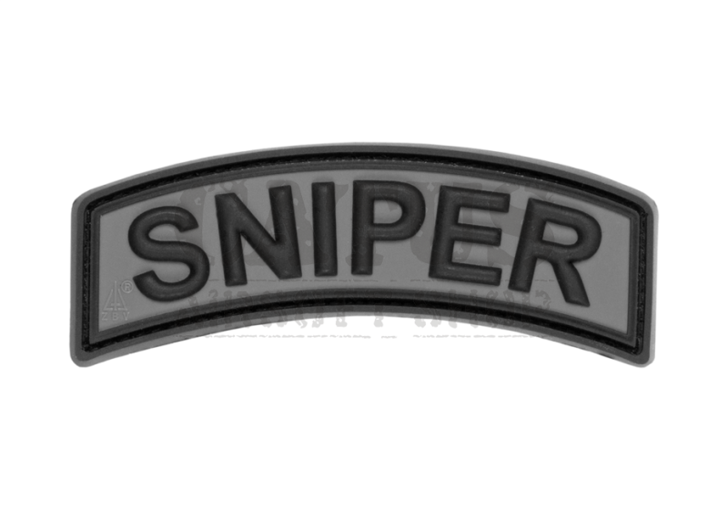 Nášivka na suchý zip 3D Sniper Tab Černá 