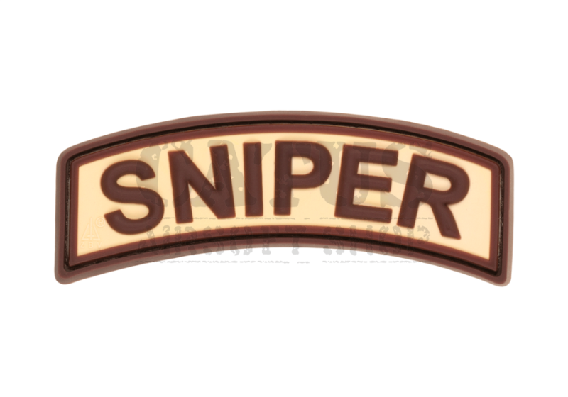 Nášivka na suchý zip 3D Sniper Tab Desert 