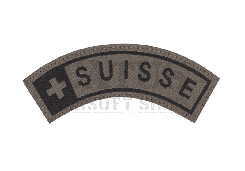 Nášivka na suchý zip Suisse Claw Gear Dark Grey 