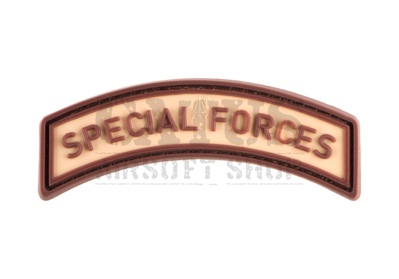 Nášivka na suchý zip 3D Special Forces Tab JTG Desert 