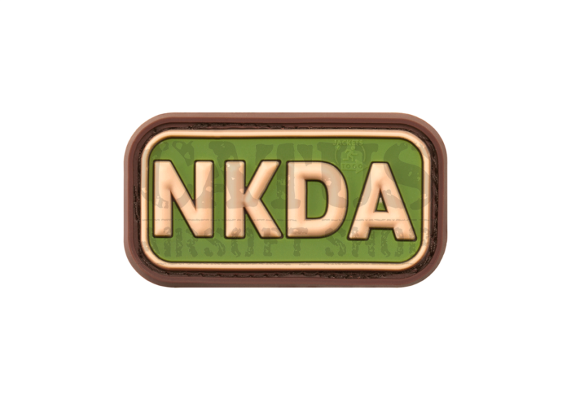 Nášivka na suchý zip 3D NKDA Oliva 