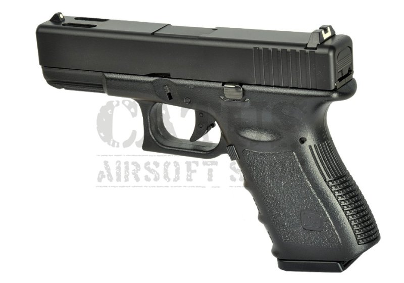 KJ Works airsoftová pistole GBB KJ32C Green Gas Černá 