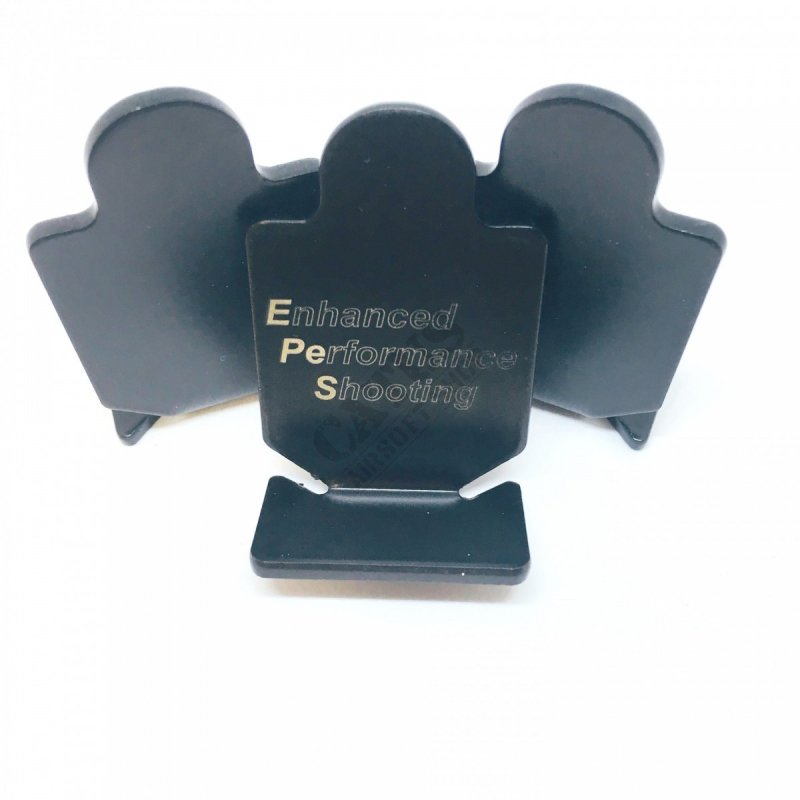 EPeS Airsoftový terč kovový malý 3ks černý