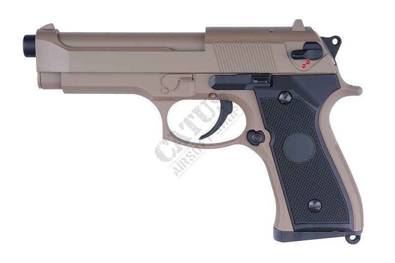 Airsoftová pistole CYMA AEP CM126 Tan 