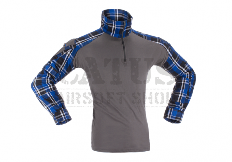 Taktické tričko Combat flannel Invader Gear Blue S