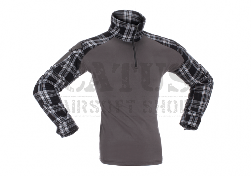 Taktické tričko Combat flannel Invader Gear Black S