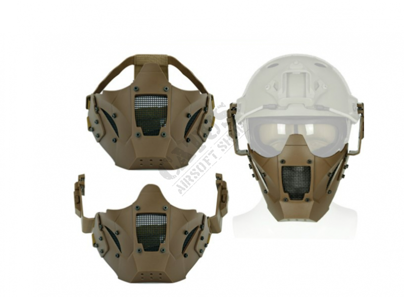 Taktická maska Iron Warrior Guerilla Tan 