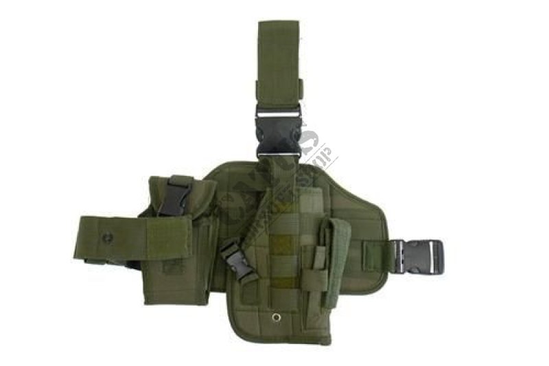 Modulární stehenní panel s pouzdrem GFC Tactical Oliva 