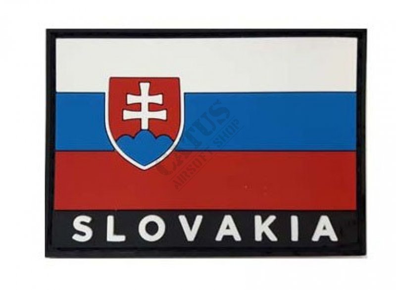 Nášivka na suchý zip 3D vlajka Slovenska Color 