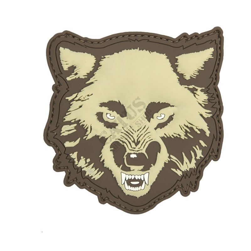 Nášivka na suchý zip 3D Wolf 101 INC Coyote 