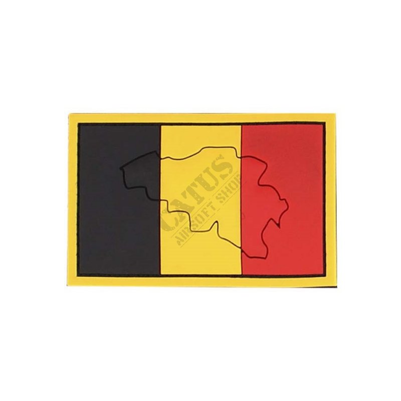 Nášivka na suchý zip 3D Belgická vlajka 101 INC  