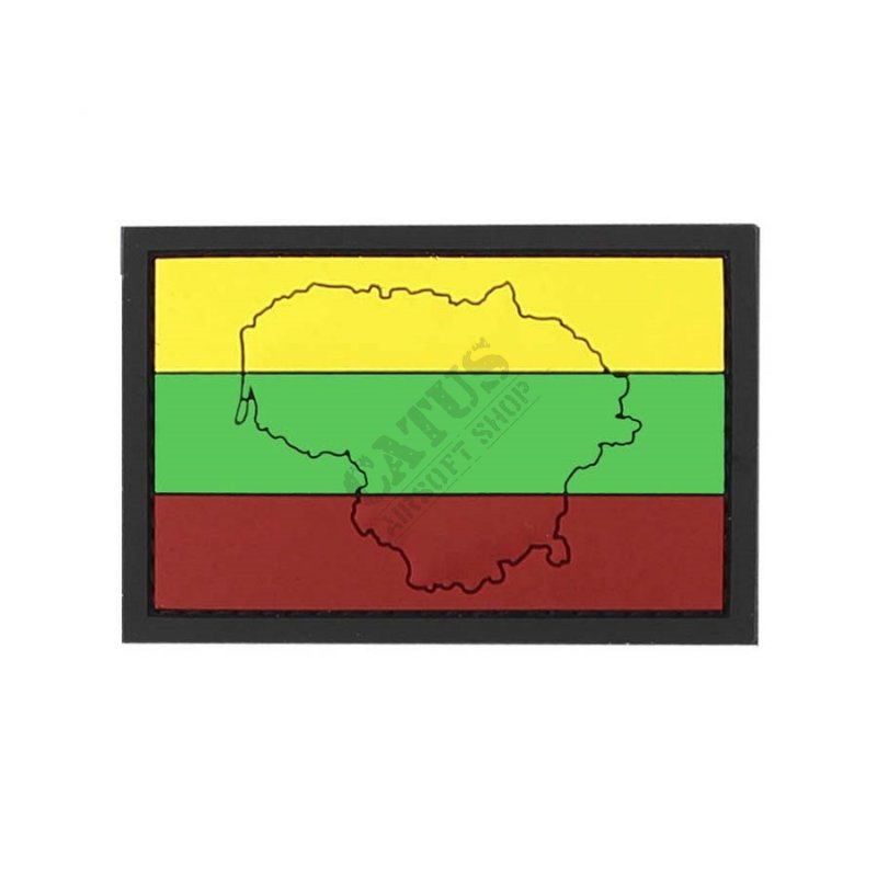 Nášivka na suchý zip 3D vlajka Litvy 101 INC  