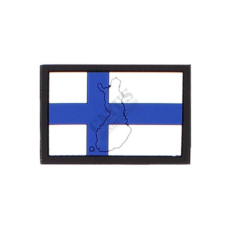 Nášivka na suchý zip 3D Finland flag 101 INC  