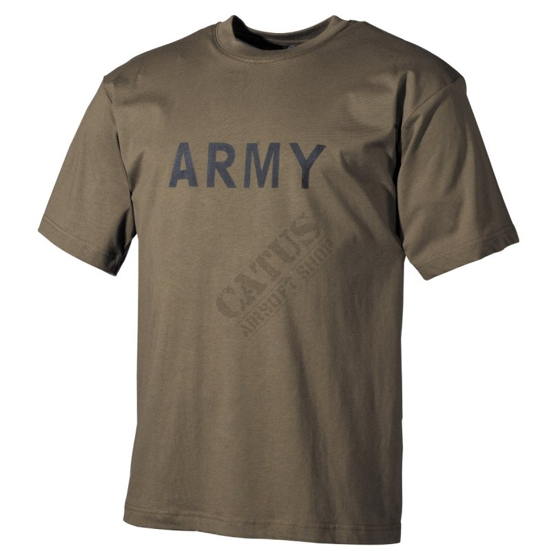Tričko Army s krátkým rukávem MFH Oliva XL
