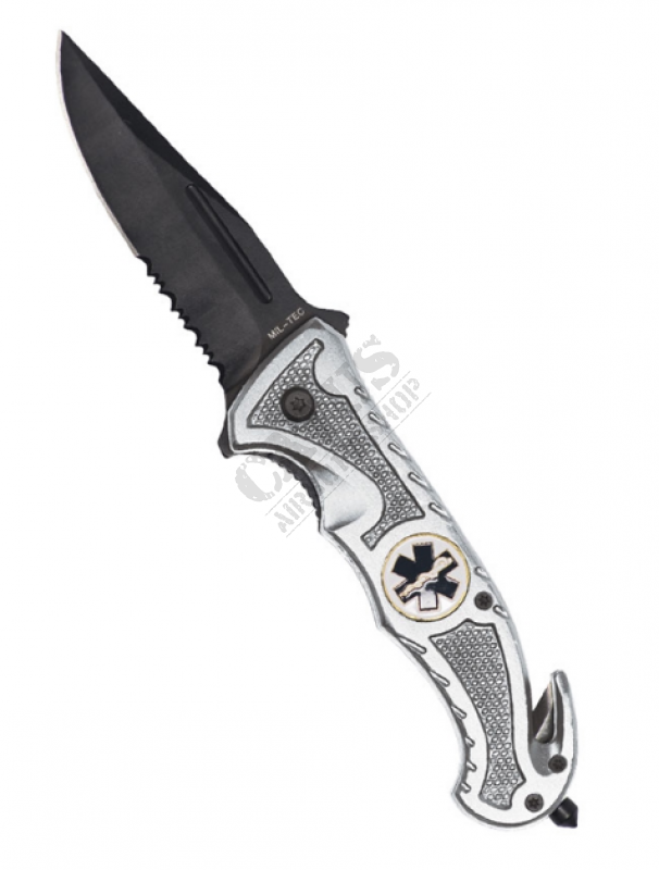 RESCUE Záchranářský nůž Mil-Tec Silver