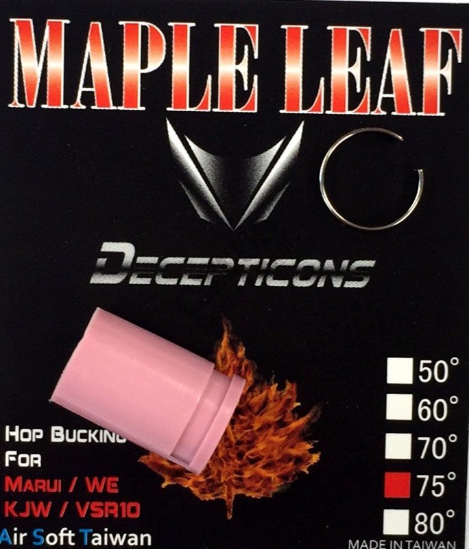 Airsoftový Hop-up gumový Decepticons 75° Maple Leaf Ružová 