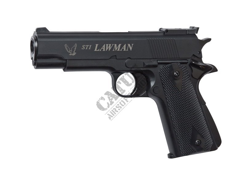 Airsoftová pistole ASG GNB STI Lawman Green Gas Černá 