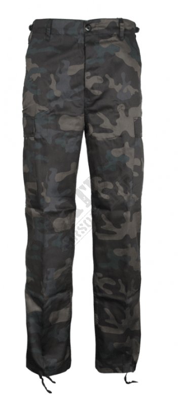 Kalhoty US Ranger Brandit Dark Camo L