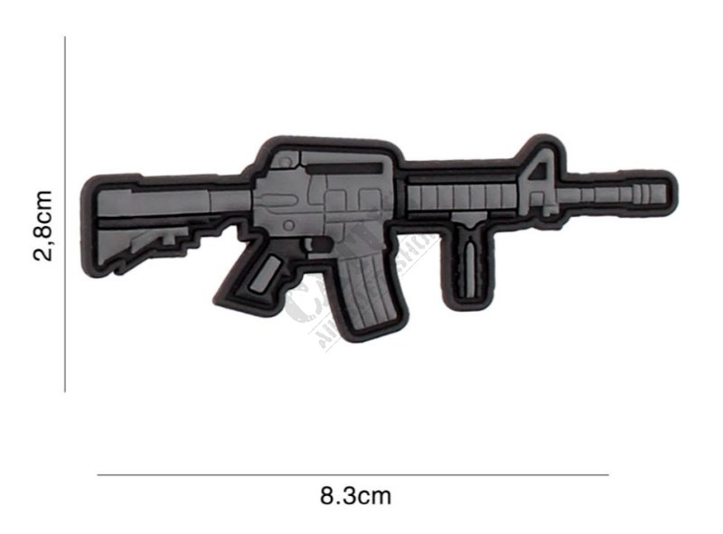 3D nášivka na suchý zip M4/AR-15  