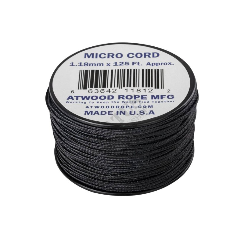 Micro cord 38m/1,18mm Helikon Fekete 