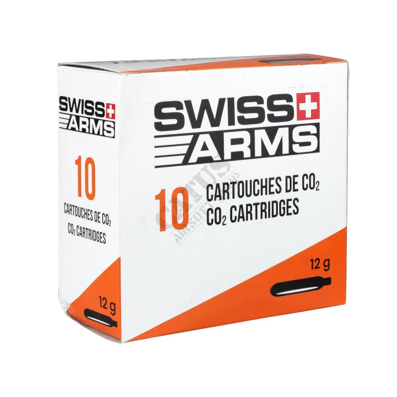 CO2 bombičky 12g sada 10ks Swiss Arms  
