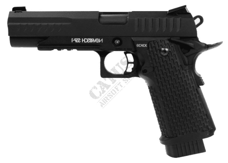 Novritsch airsoftová pistole GBB SSP1 Green Gas Černá 