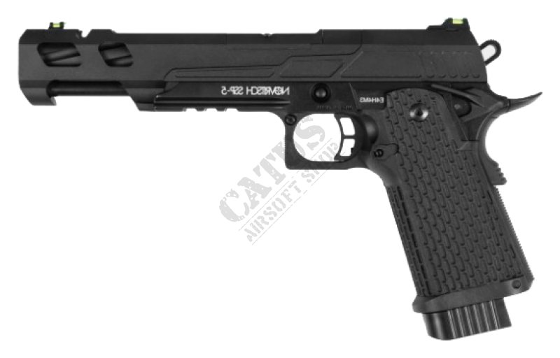 Novritsch airsoftová pistole GBB SSP5 Green Gas Černá 