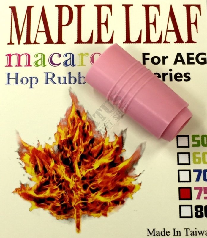 Airsoft Macaron Hop Up Rubber 75° Maple Leaf Ružová 