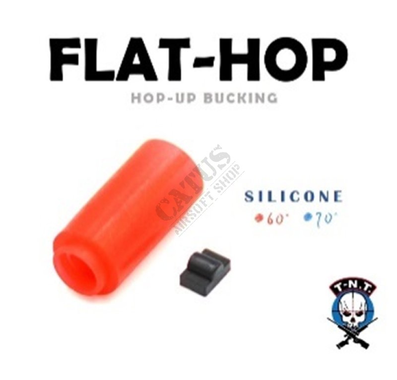Airsoftová silikonová Hop-Up guma FLAT-HOP 60° AEG TNT Tchaj-wan Červená 