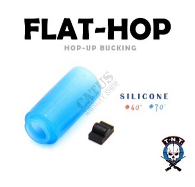 Airsoftová silikonová Hop-Up guma FLAT-HOP 70° AEG TNT Tchaj-wan Modrá 