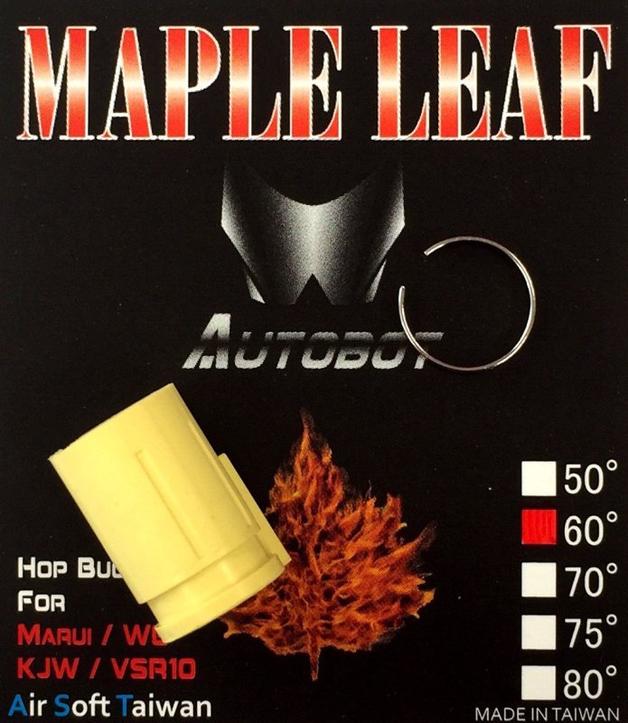Airsoftový Hop-up gumový Autobot 60° Maple Leaf Žltá 