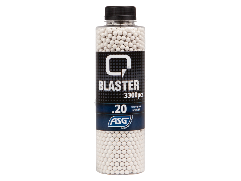 Airsoftové kuličky Q-Blaster BBs 0,20g 3300 ks High Grade White