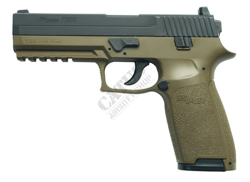 Vzduchová pistole Sig Sauer P250 4,5mm CO2 GBB Oliva 