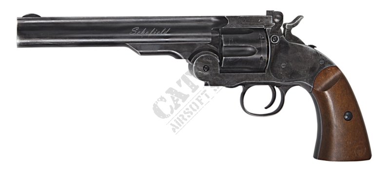 Airsoftová pistole ASG NBB Revolver Schofield 6" CO2 Černá 
